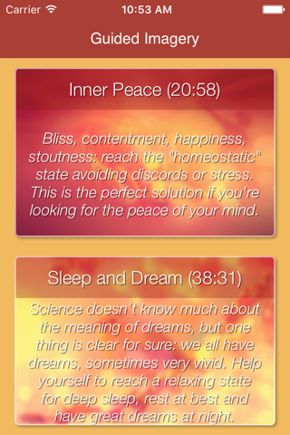 Guided Imagery Meditations - náhled