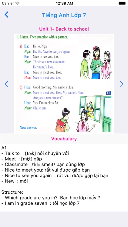 Tieng Anh Lop 7 - English 7 screenshot-3