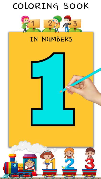 123 Kids Coloring Book Pages