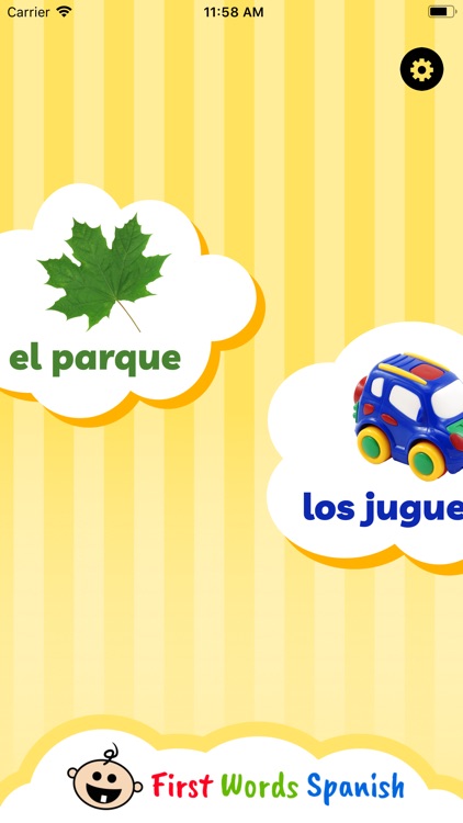 BabyCloud First Words Spanish screenshot-0