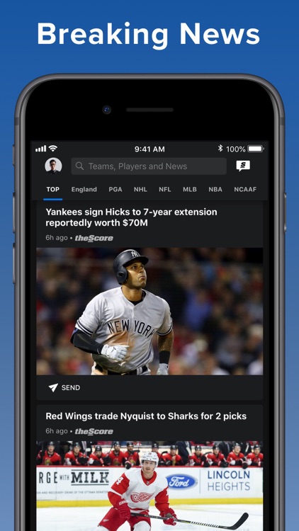 theScore: Sports News & Scores screenshot-4