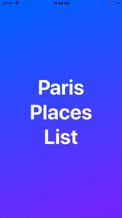 Paris Places List