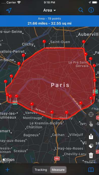 MapPath : GPS Tracking, Measure Screenshot 3