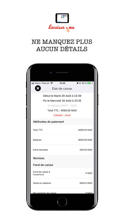 How to cancel & delete Lacaisse.ma - Analyse ventes from iphone & ipad 4