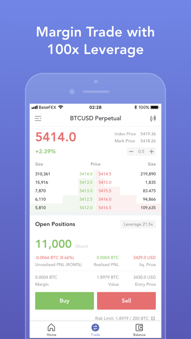 BaseFEX - Trade Crypto Futures screenshot 3