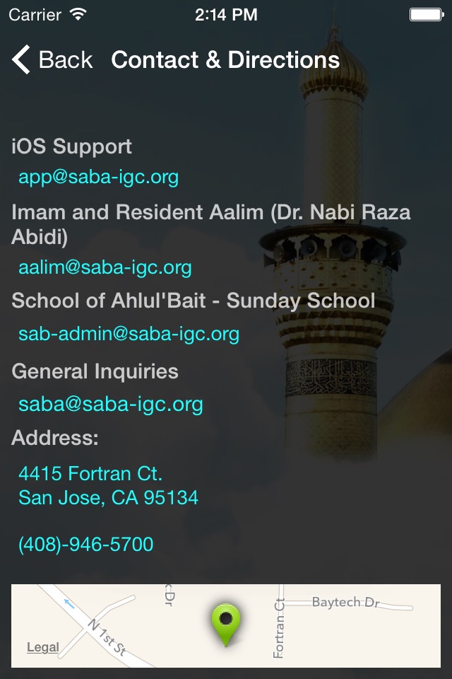 Saba Islamic Center screenshot 4