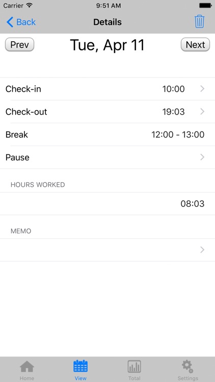 TimeSheet - IS - screenshot-3