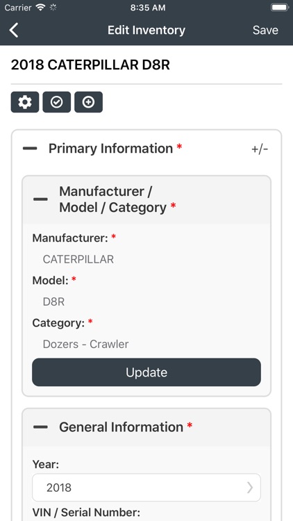 Sandhills Cloud: Inventory