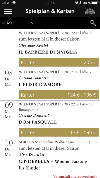 Wiener Staatsoper Tickets