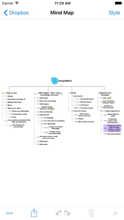 SimpleMind Pro+ Mind Mapping screenshot-4
