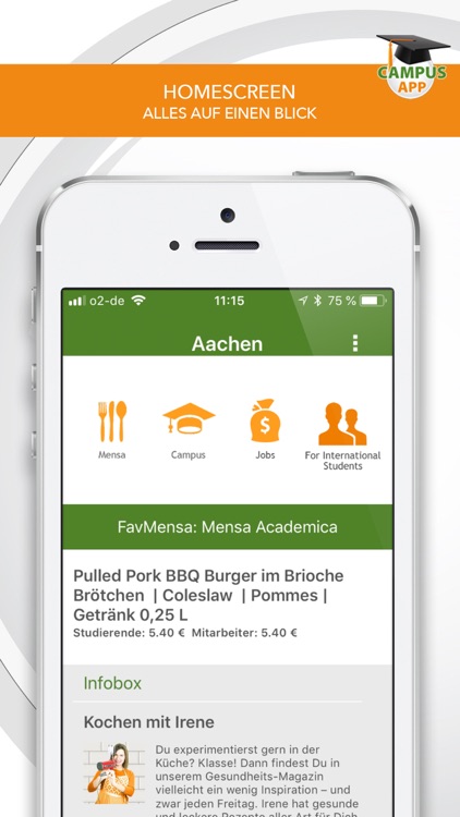 Mensa Speiseplan Campus App