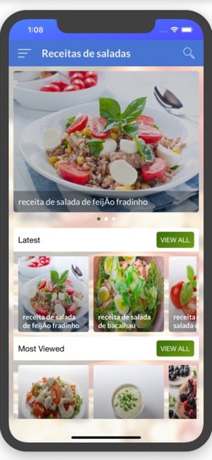 Receitas de saladas