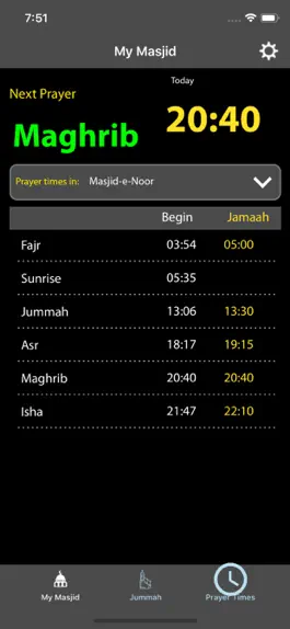 Game screenshot Gloucester Prayer Times apk