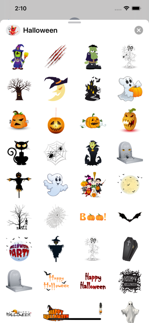 Halloween BOO! Scary Stickers(圖2)-速報App