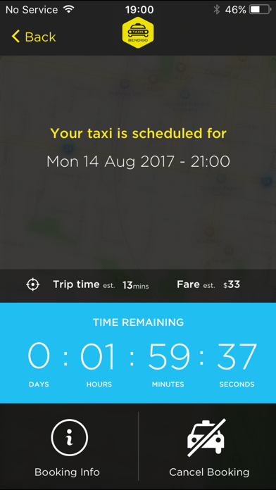 How to cancel & delete Bendigo Taxis from iphone & ipad 4