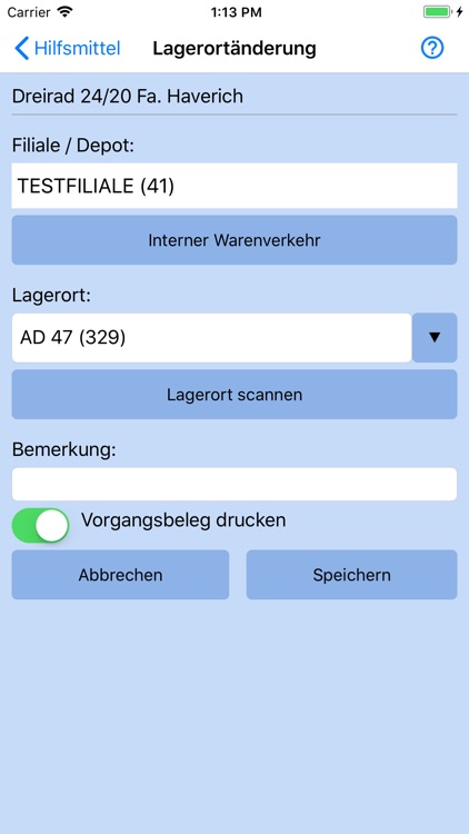 acriba Hilfsmittelverwaltung screenshot-3