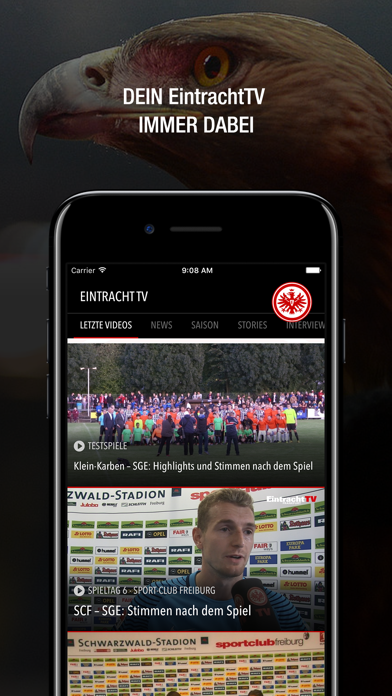 Eintracht Frankfurt- Adler App screenshot 3