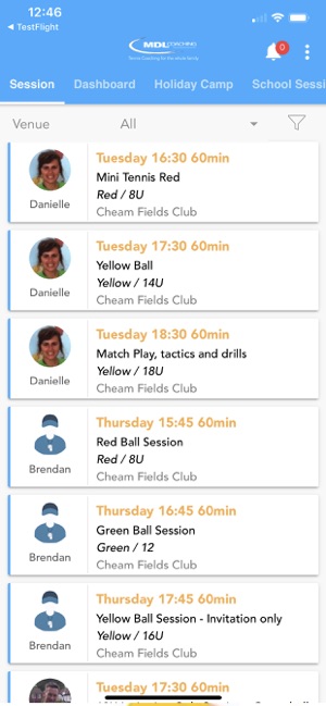 MDL Coaching Tennis App(圖3)-速報App