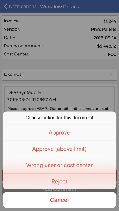 How to cancel & delete Synergize MobileWorkflow from iphone & ipad 4