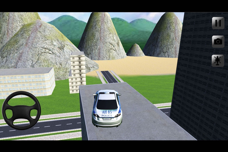 Police Flying Car 3D Simulator screenshot 3