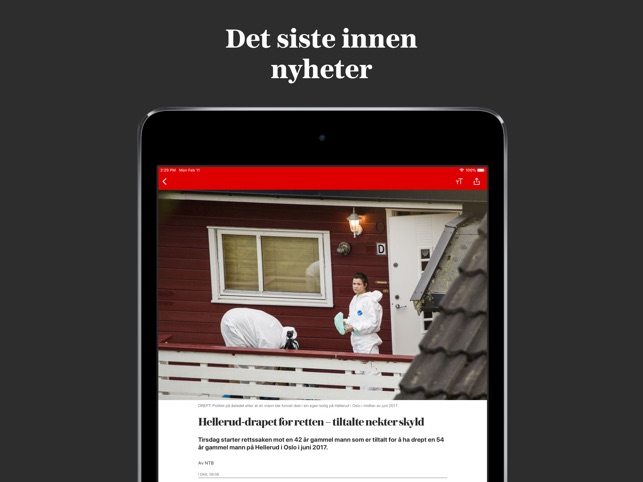 vg nyheter forsiden