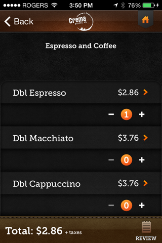 Crema Coffee Co. screenshot 4