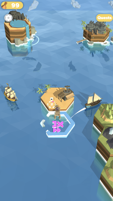 Islands Idle 3D - Pirate Bay screenshot 4