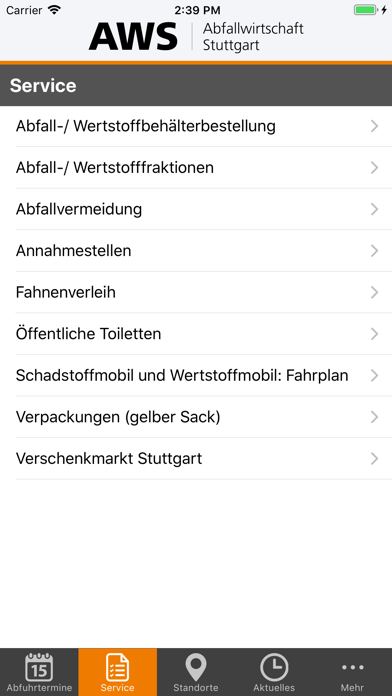 Abfallwirtschaft Stuttgart By Landeshauptstadt Stuttgart Ios United States Searchman App Data Information