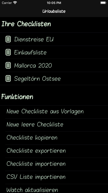 Urlaubsliste screenshot-0