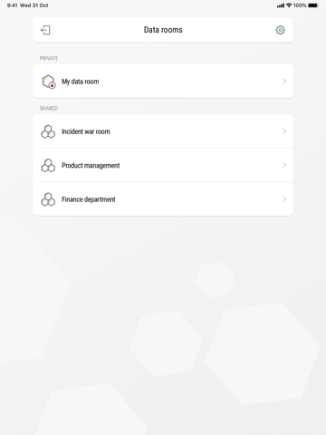 Brainloop Secure Rooms NG screenshot 3