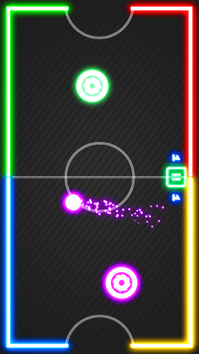 Hockey Glow: 2 Players screenshot 3