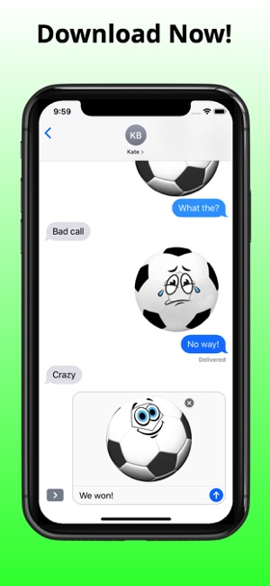 Soccer Emojis - Game Emotions(圖5)-速報App