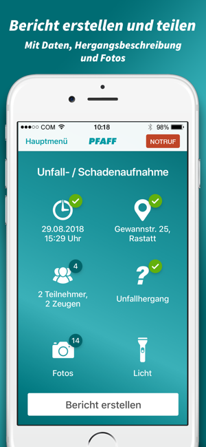 PFAFF Unfall-Helfer(圖3)-速報App