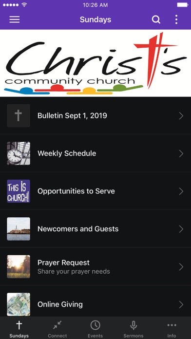 How to cancel & delete Christ's Community Church from iphone & ipad 1