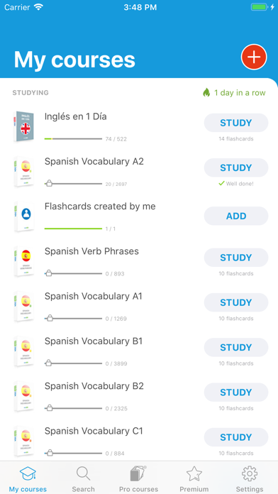 How to cancel & delete Learn Spanish: VocApp Language from iphone & ipad 1