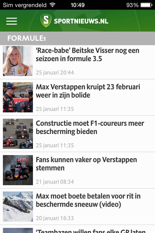 Sportnieuws.nl screenshot 4