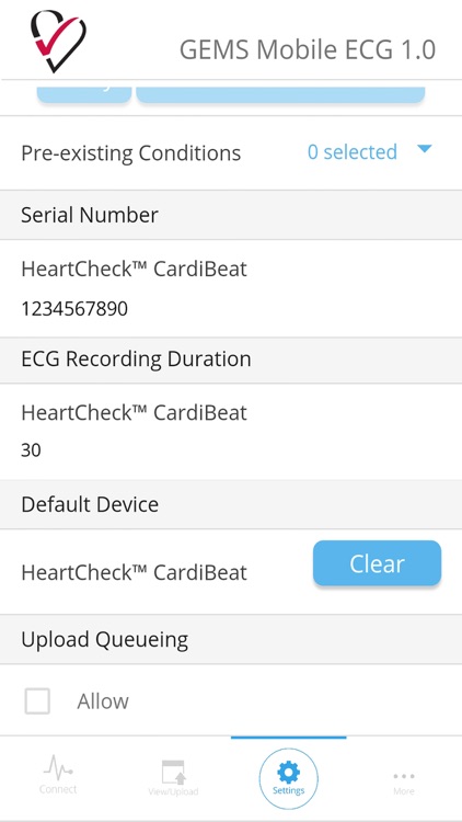 GEMS Mobile ECG