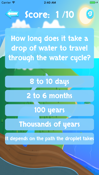 The Water Cycle Game Pro screenshot 4