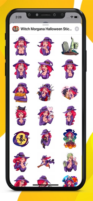 Witch Morgana Stickers(圖1)-速報App