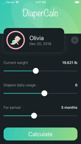 Game screenshot Diaper Calc mod apk