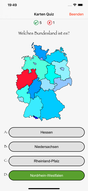 Bundesländer Deutschlands Quiz(圖5)-速報App