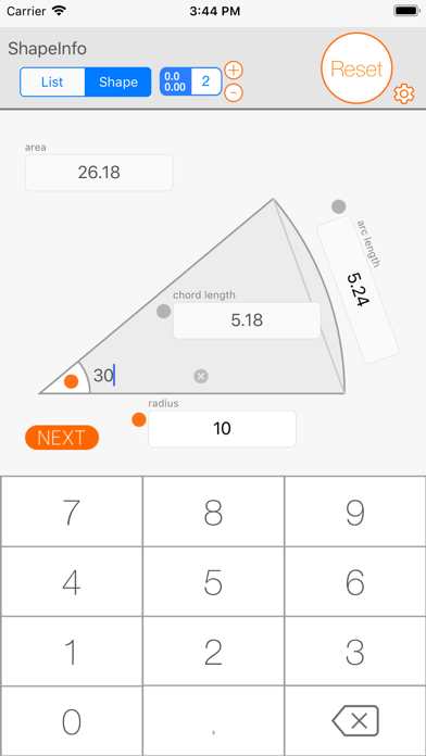 How to cancel & delete Figure calculator ShapeInfo from iphone & ipad 3