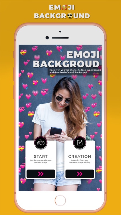 Emoji Background Photo Maker