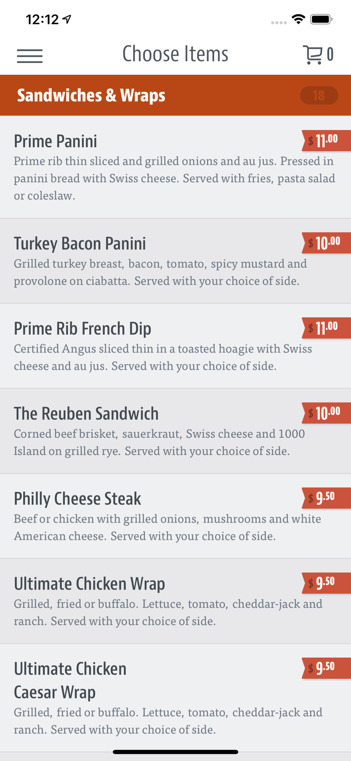 Sidelines Grille To Go