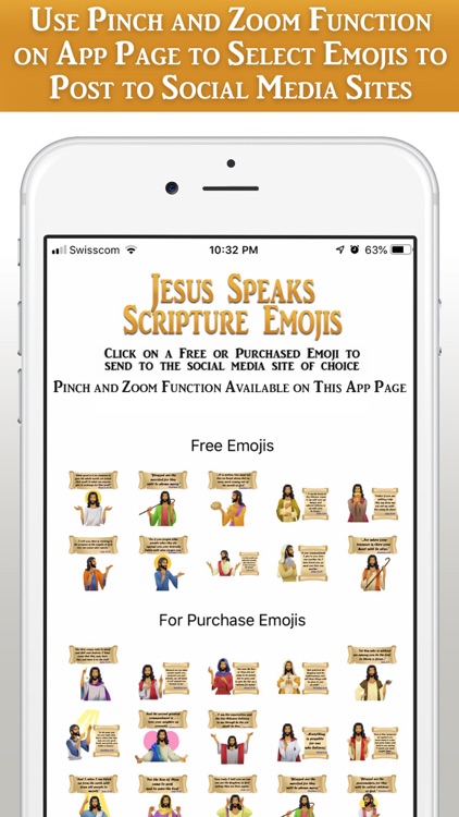 Jesus Speaks Scripture Emoji's screenshot-5