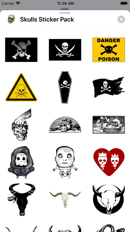 Skulls Sticker Pack screenshot-6