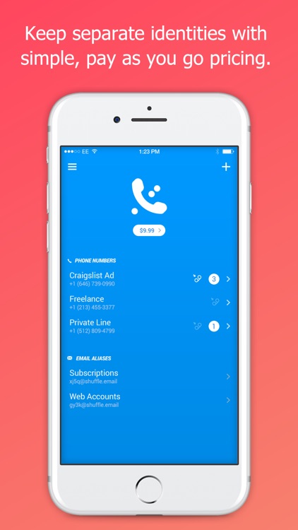 Shuffle - Second Phone Number screenshot-4