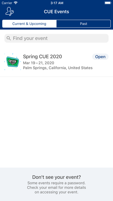 The CUE Event App screenshot 2