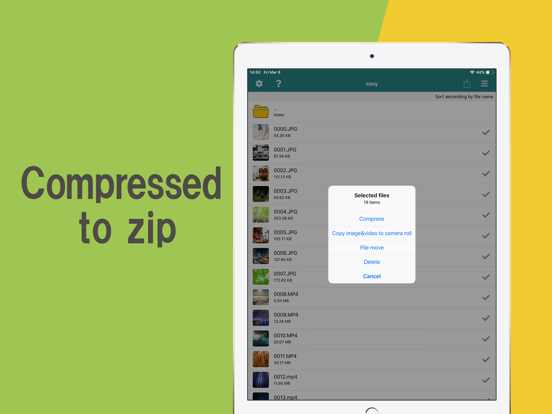 Easy zip - Manage zip/rar file screenshot 2