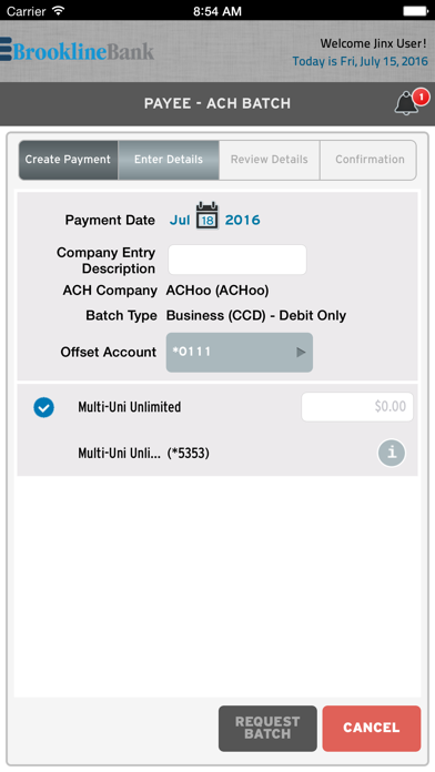 How to cancel & delete Brookline Bank Cash Management from iphone & ipad 2